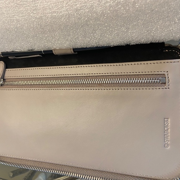 Genuine New in Box Swarovski Leather Wallet - Suede Lined - Picture 10 of 11